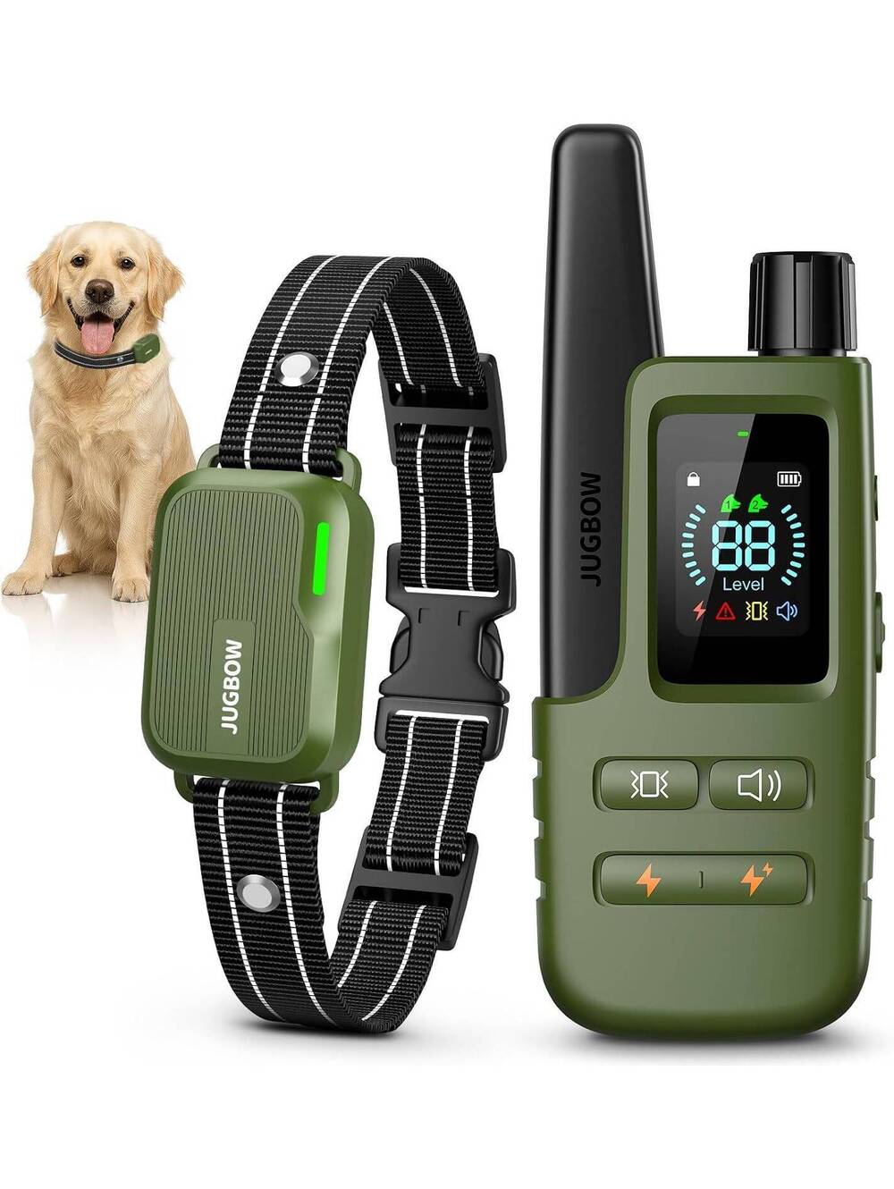 Dog Shock Collar - 4500FT Remote Training Collar for 10-120lbs Dogs